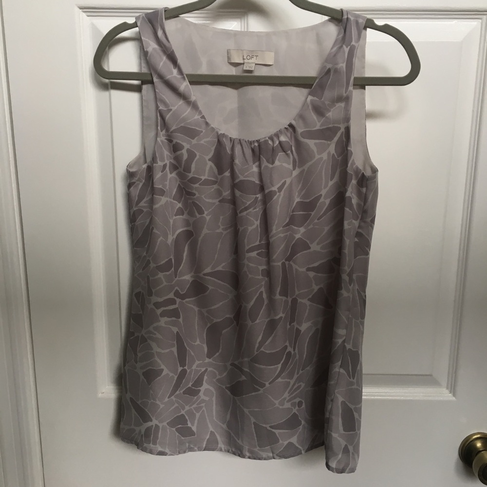 LOFT tank style blouse